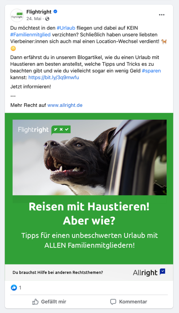 Social Media Beiträge